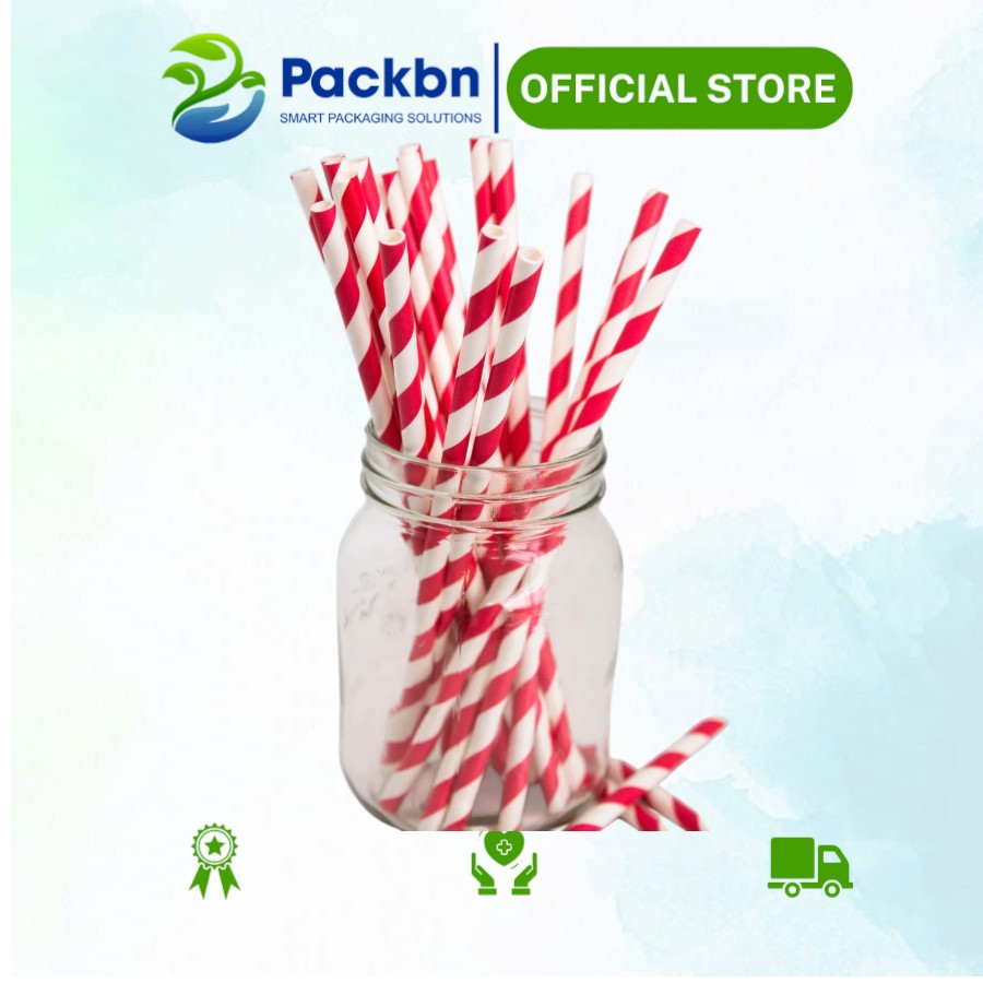 Ống hút giấy màu sắc